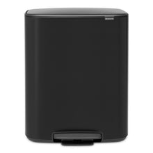 Brabantia Kitchen Pedal Bin 60L | Matt Black