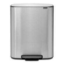 Brabantia Kitchen Pedal Bin 2 x 30L | Matt Steel