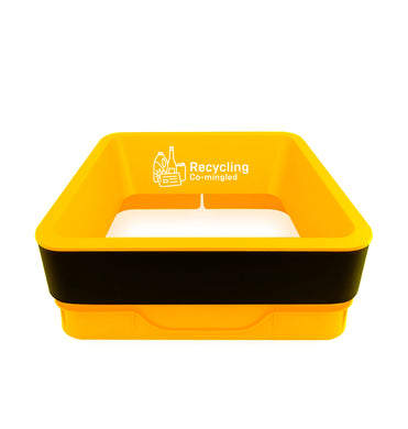 Method 60L Yellow Co-Mingled Recycling - Open Lid Only