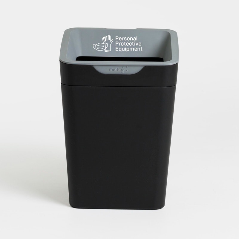 Method Office Recycling Bin 20L | Grey PPE