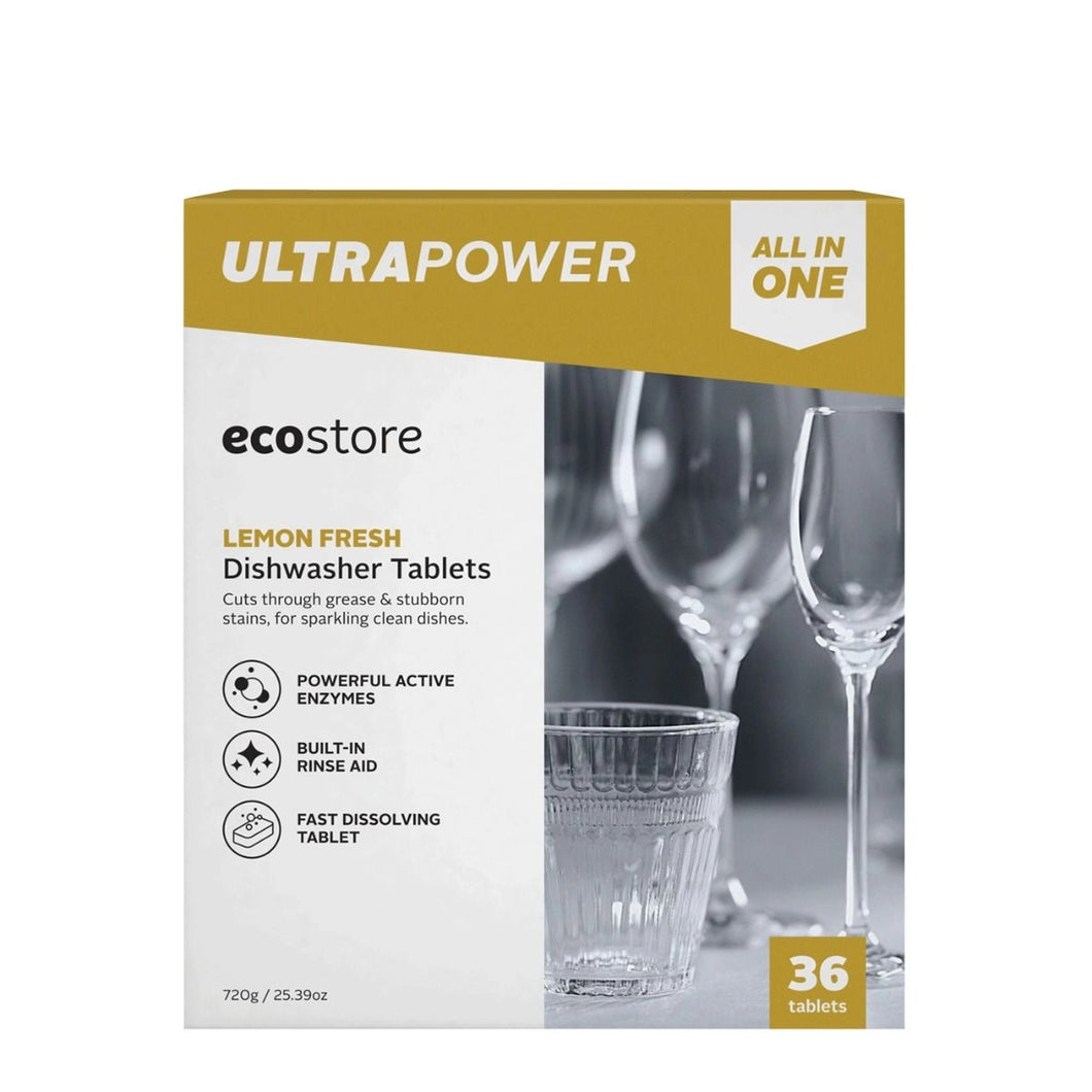 ecostore Dishwasher Tablets Ultra Power (Pack 36)