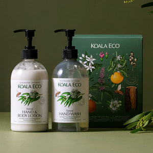 Koala Eco Gift Pack Hand & Body Rosalina & Peppermint (2X 500ml)