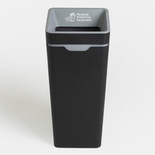 Method Office Recycling Bin Open Lid 60L | Grey PPE