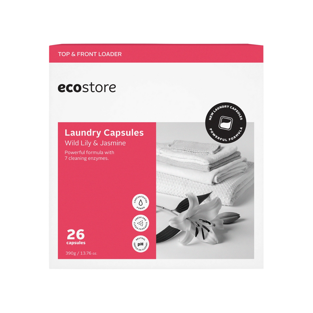 ecostore Laundry Capsules Wild Lily & Jasmine (390g)