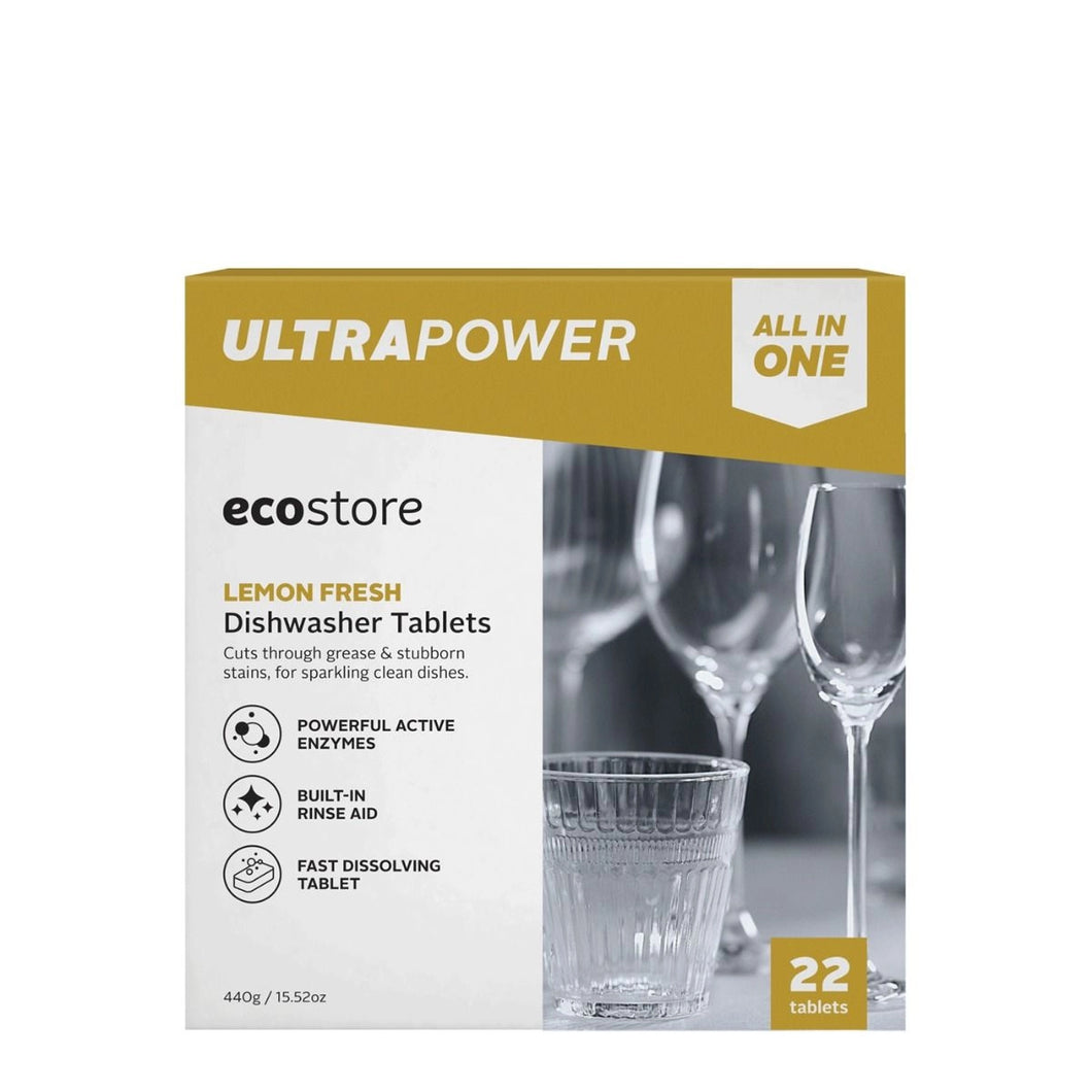 ecostore Dishwasher Tablets Ultra Power (Pack 22)