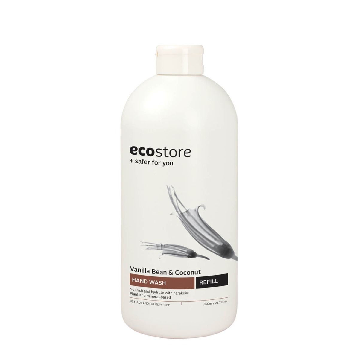 ecostore Hand Wash Vanilla Bean & Coconut Refill (850ml) – Go Eco Store