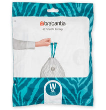 Brabantia Bin Liner | Code W 5L | 40 Bags